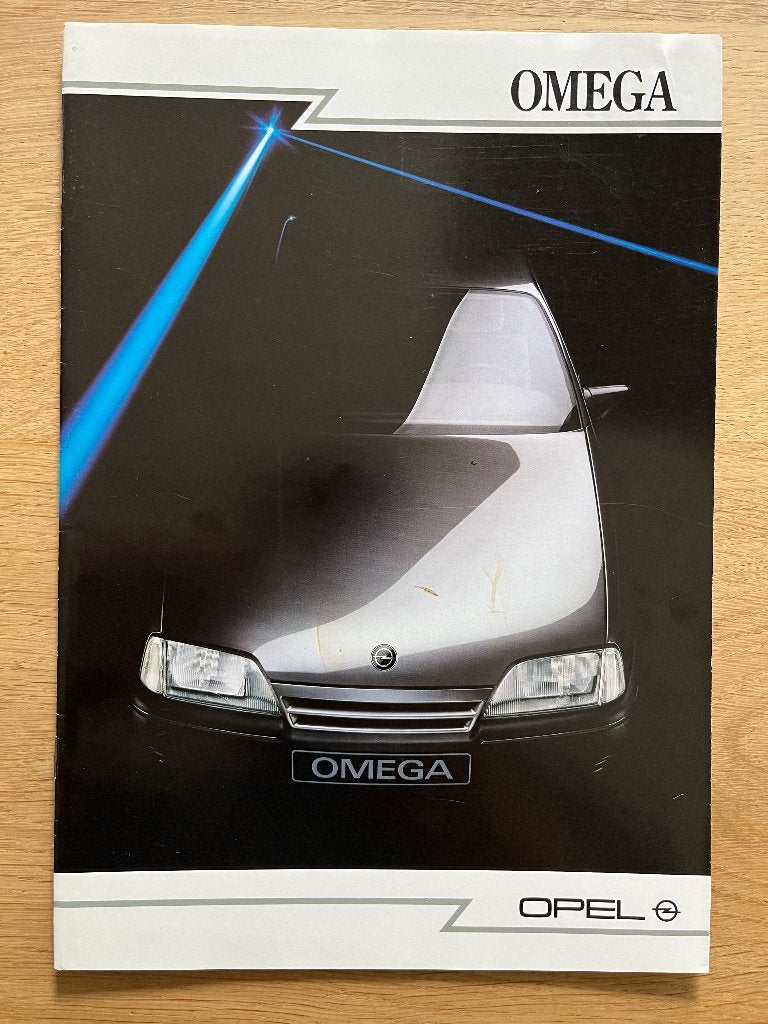 Autofolder/Brochure Opel Omega 1986, Ophalen of Verzenden, Nieuw, Opel