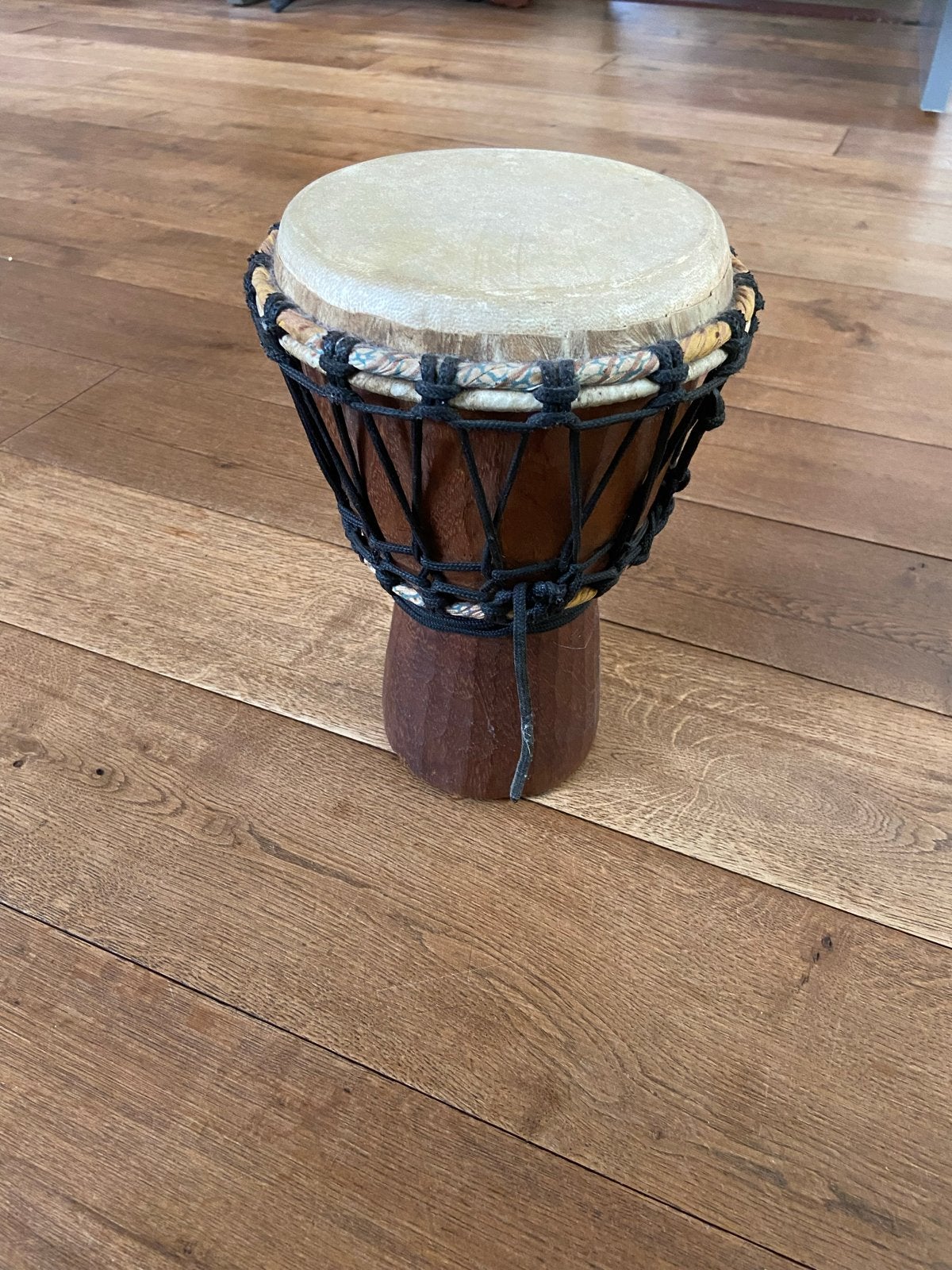 Mooie handgemaakte Djembe trommel, Ophalen, Gebruikt, Overige merken