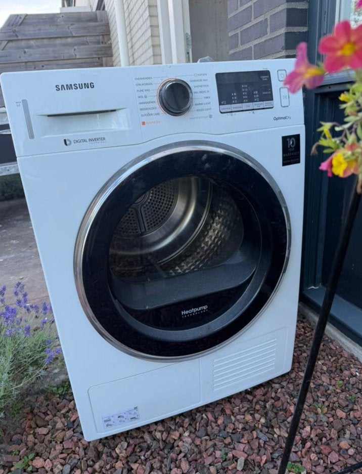 Samsung wasdroger eco warmtepomp, Witgoed en Apparatuur, Was-droogcombinaties, Zo goed als nieuw, 6 tot 8 kg, 85 tot 90 cm, Ophalen