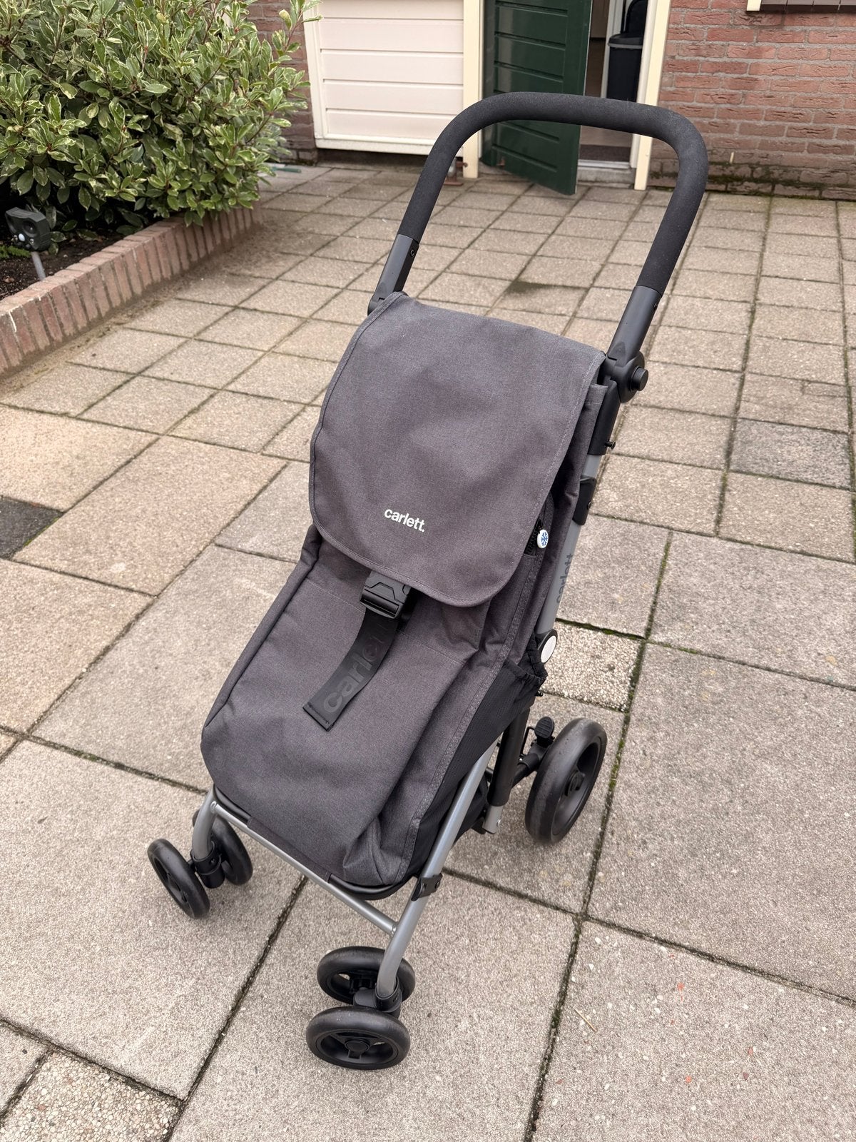 Carlett classic duo boodschappentrolley, Sieraden, Tassen en Uiterlijk, Ophalen, Zo goed als nieuw, Zwart, 30 cm of meer