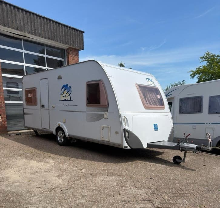 Knaus Azur 500 bj 2007 - Eerste eigenaar, mover isabelle, Caravans en Kamperen, Rondzit, Frans bed, Schokbreker, Particulier