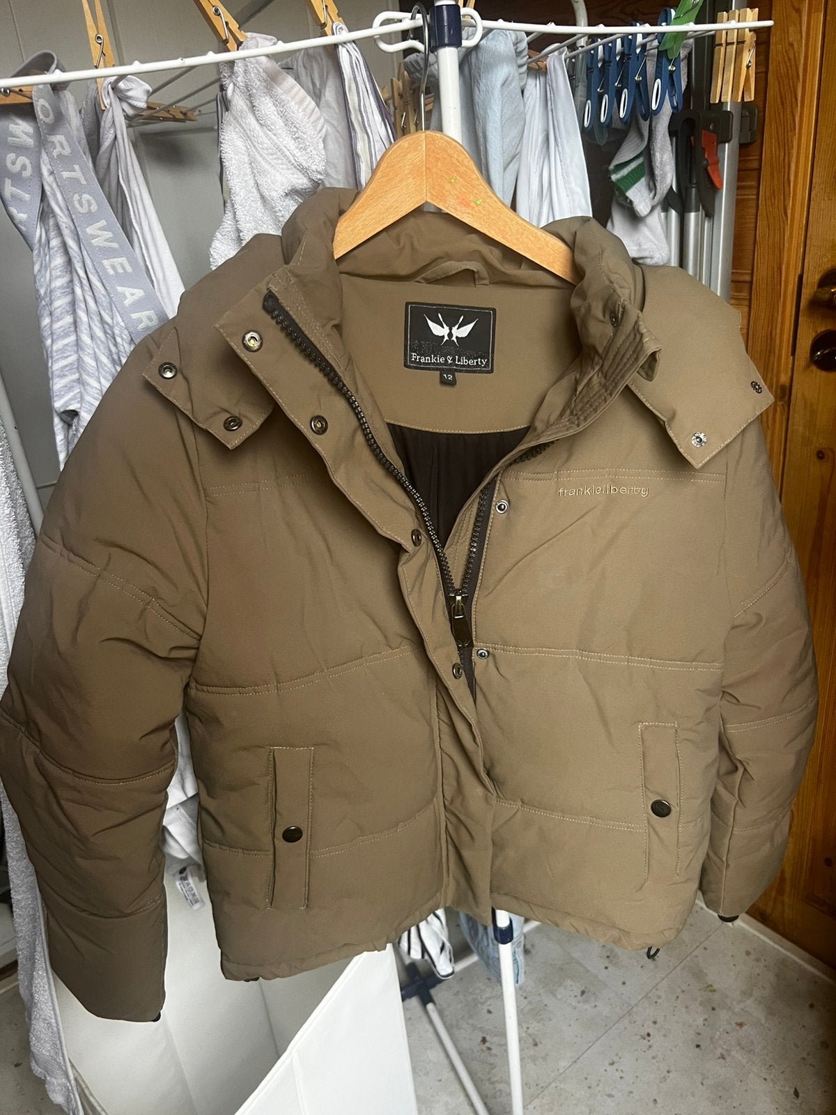 Winterjas Frankie liberty maat 12, Ophalen of Verzenden, Zo goed als nieuw, Meisje, Jas
