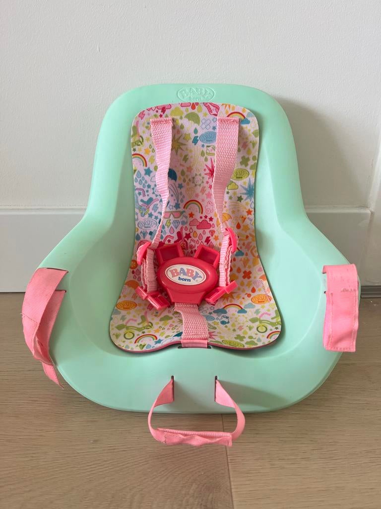 BABY born fietsstoeltje voor poppen, Ophalen of Verzenden, Gebruikt, Meisje