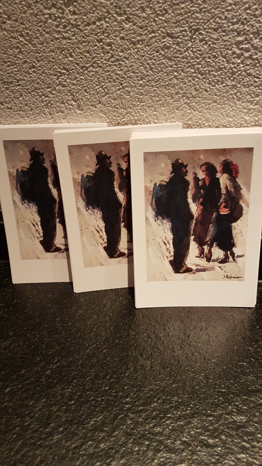 ANSICHTKAARTEN (kunstschilder), Ophalen