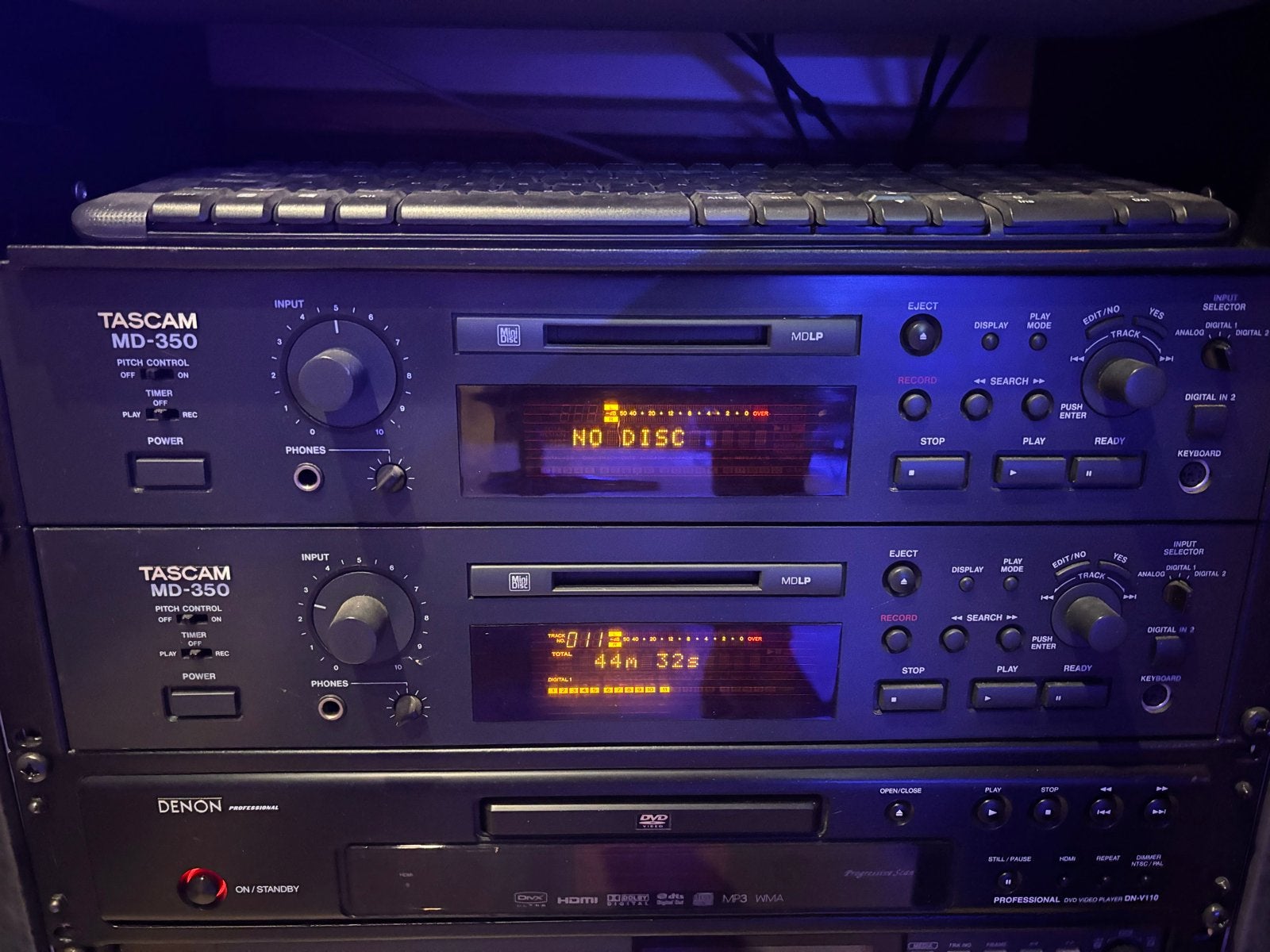 Tascam MD-350 MiniDisc-speler/recorder, Ophalen, Gebruikt, Audio