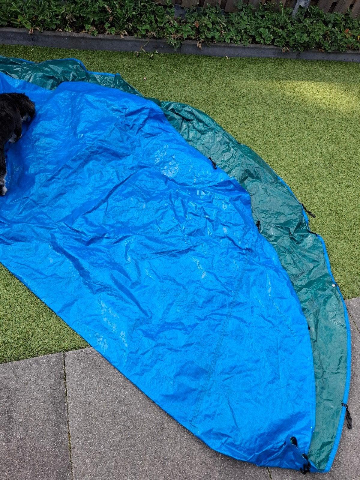 Beschermhoes trampoline - doorsnede 244 cm, Ophalen of Verzenden, Gebruikt
