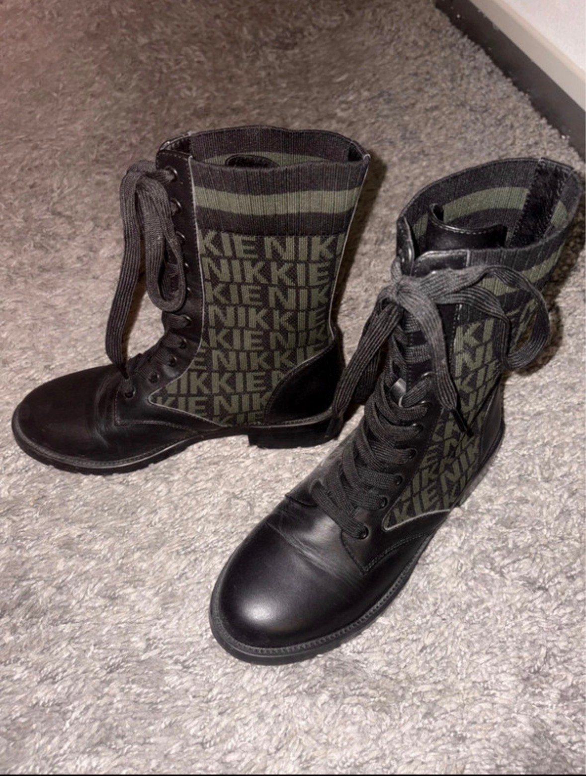 NIKKIE laarzen maat 36, Kleding | Dames, Schoenen, Ophalen, Zwart, Lage of Enkellaarzen, Gedragen