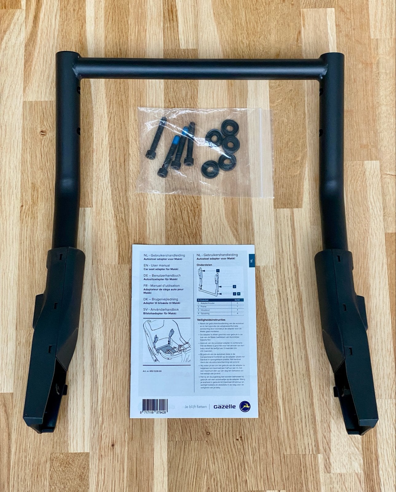 Gazelle Makki autostoel adapter - Zo goed als nieuw, Ophalen of Verzenden, Zo goed als nieuw, Overige typen