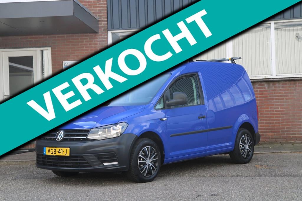 Volkswagen Caddy 2.0 TDI L1H1 Trendline / App connect / Crui, Auto's, Bestelauto's, Stof, Gebruikt, 4 cilinders, Origineel Nederlands