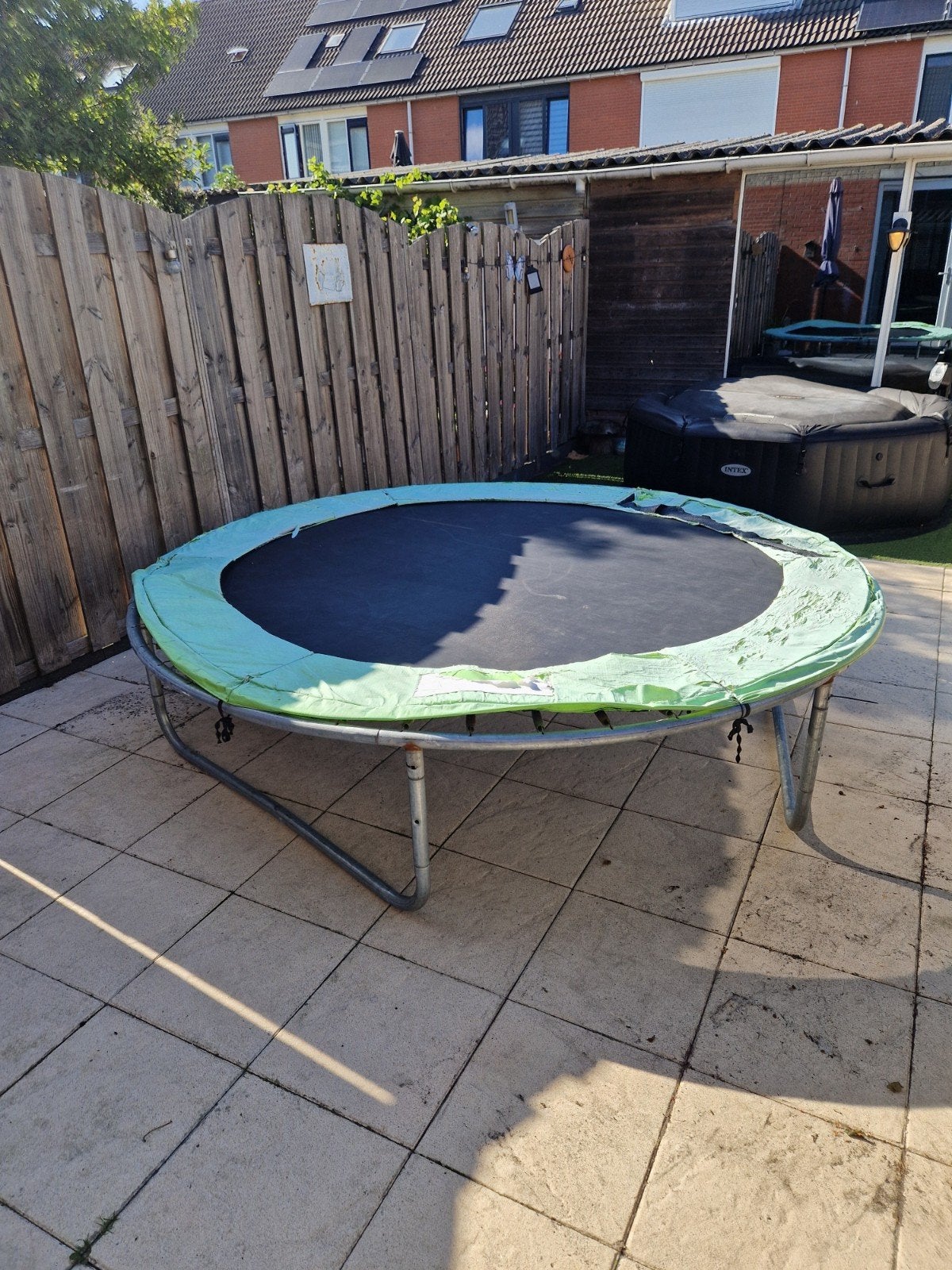 trampoline, Ophalen, Gebruikt
