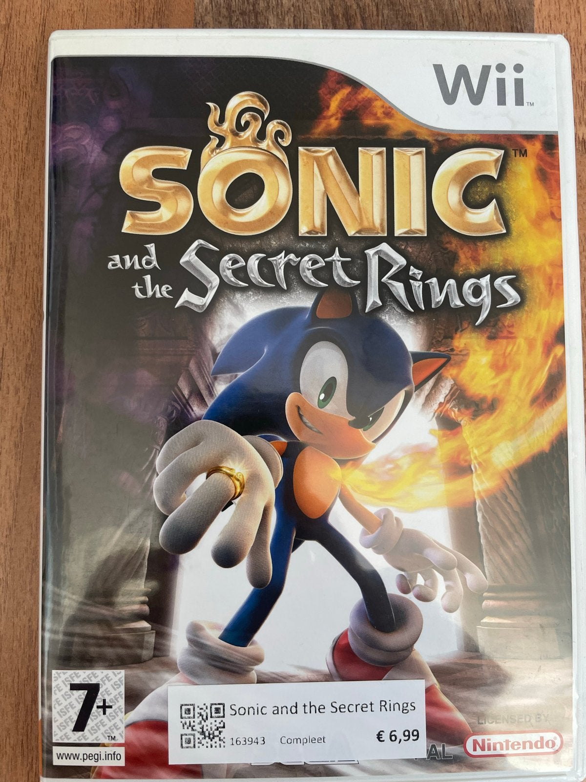 Sonic and the Secret Rings - Nintendo Wii, Ophalen of Verzenden, Gebruikt, Zonder controller, Met games