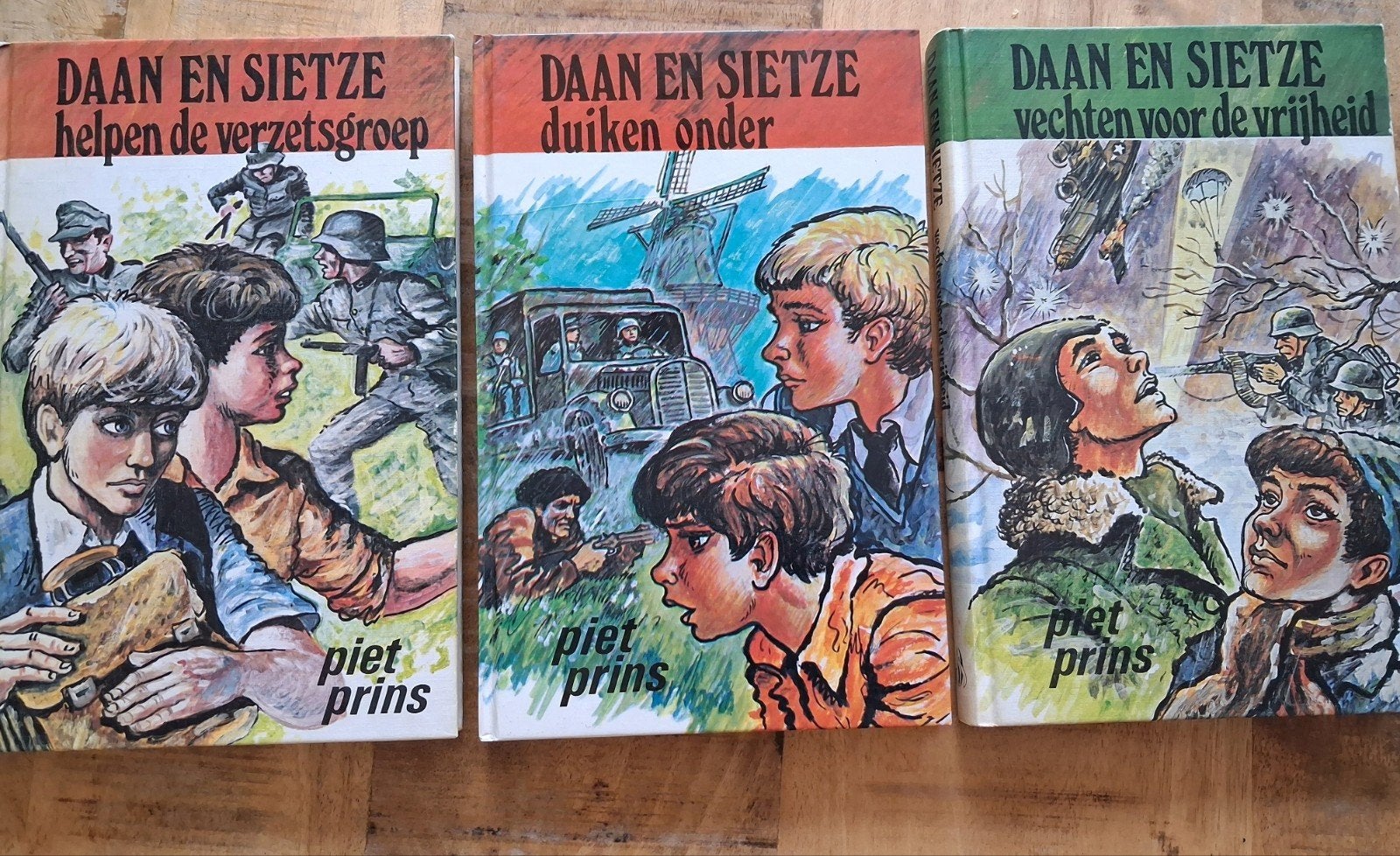Piet Prins  -  Daan en Sietze  serie van drie boeken, Boeken, Ophalen of Verzenden, Piet Prins