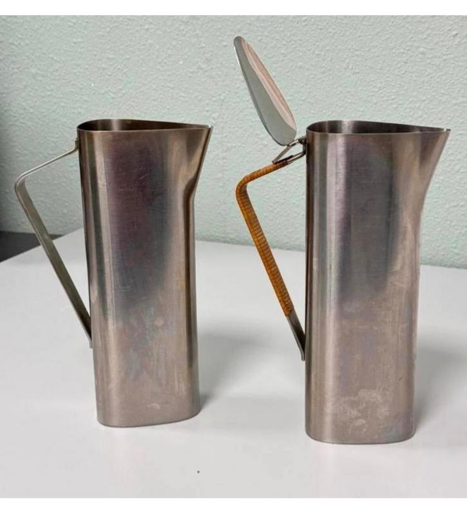 1950-1960 lundtofte denmark zeldzaam coffee milk jug kan set, Ophalen of Verzenden