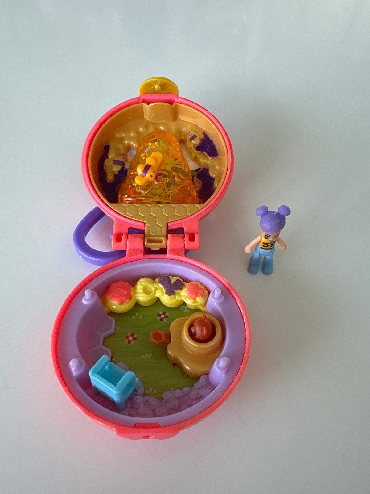 Polly Pocket Bijenkorf Compact met Figuur, Ophalen, Gebruikt, Meisje