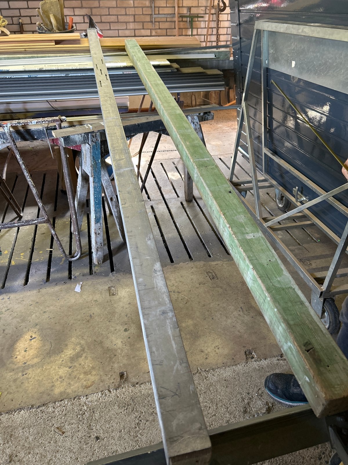 Metselprofielen: Aluminium en Houten Profielen, Ophalen, Gebruikt, Overige typen, 300 cm of meer