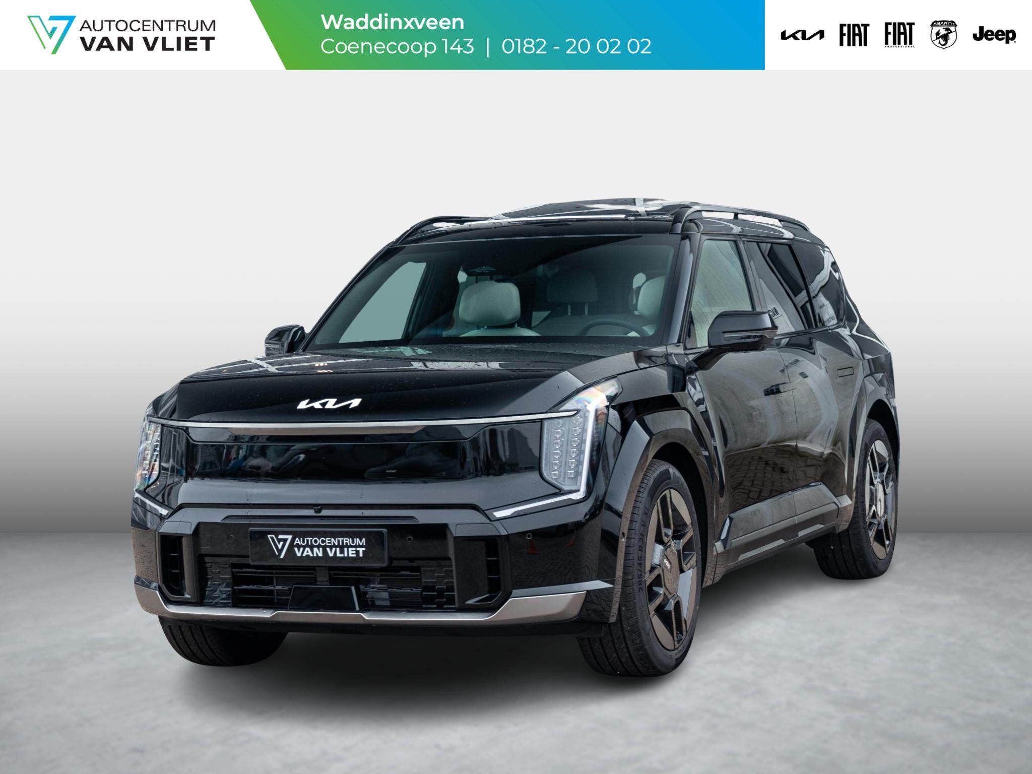 Kia EV9 GT-Line AWD 99.8 kWh | 7-Pers. | 21" | Head-Up | Sto, Auto's, Kia, Automaat, 12 maanden, Zwart, Origineel Nederlands