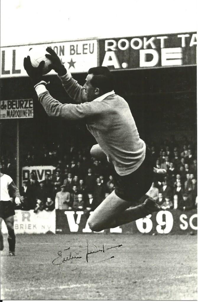 1963-1964 fotokaart EPGFC Eddy Pieters Graafland Feyenoord, Verzamelen, Sportartikelen en Voetbal, Verzenden, Zo goed als nieuw