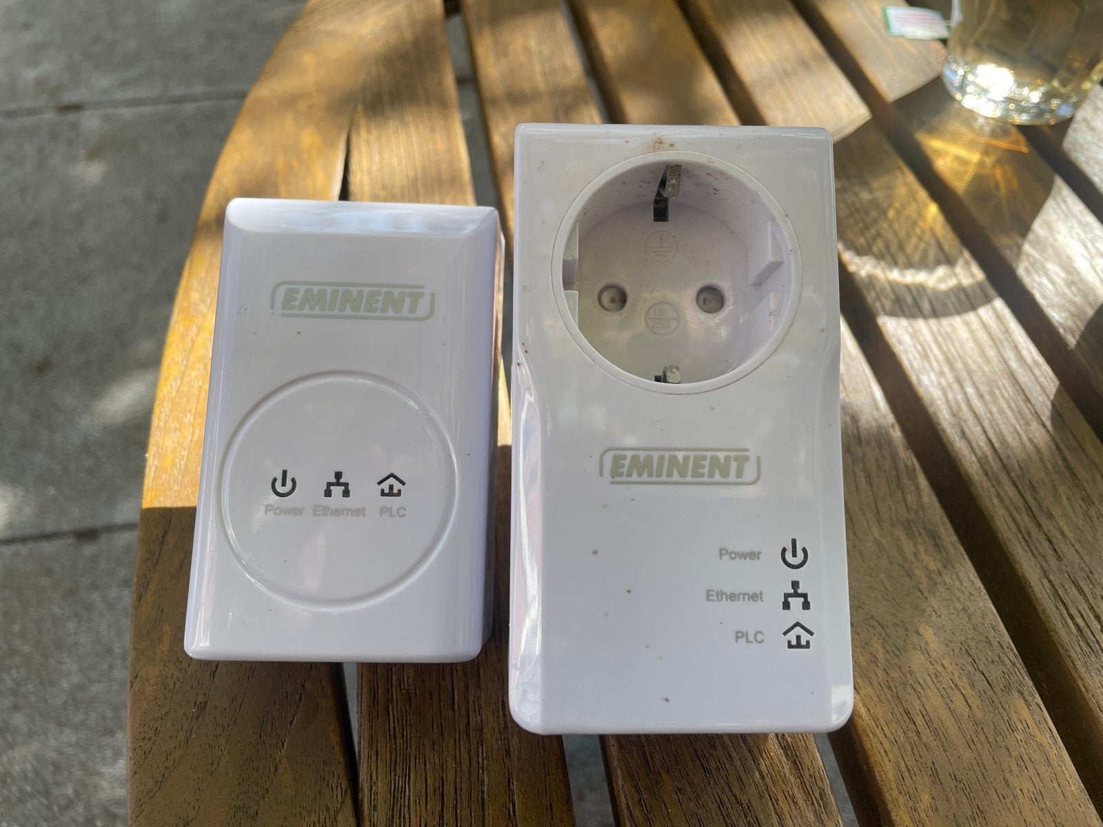 Eminent EM8016 & EM8018 Powerline Adapters (2 stuks), Ophalen of Verzenden, Gebruikt