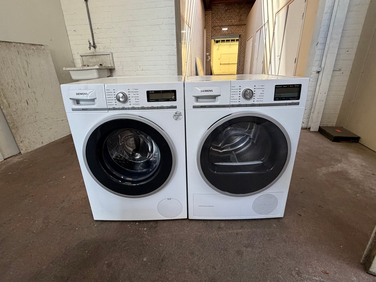 Siemens IQ800 Wasmachine & Warmtepompdroger 9kg XXL Nieuw, 8 tot 10 kg, Ophalen, Nieuw