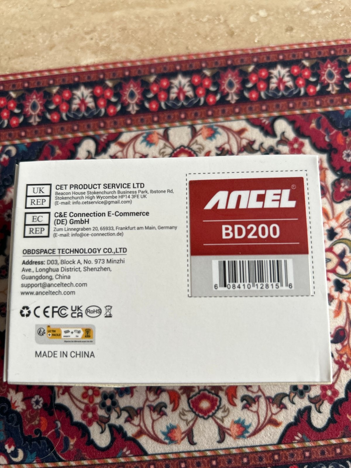 ANCEL BD200 Draadloze Bluetooth Diagnostische Scanner, Ophalen of Verzenden, Nieuw