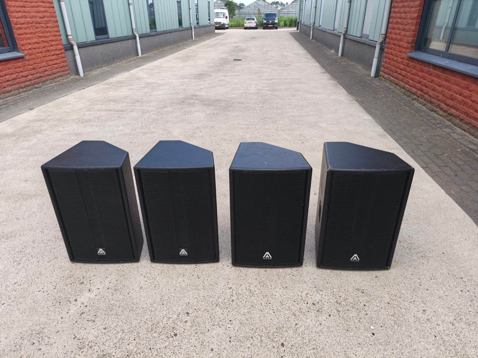 Master Audio LN-15  (4 stuks), Gebruikt, Speakerset, Ophalen, 150 watt of meer