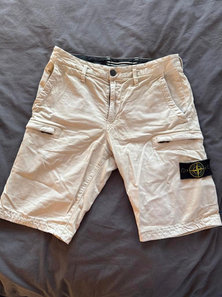 STONE ISLAND SHORT, Ophalen of Verzenden, Gedragen, Maat 46 (S) of kleiner, Beige