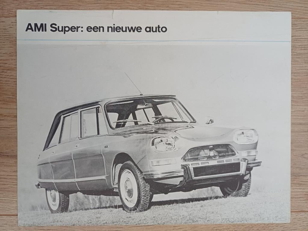 Citroën Ami Super leaflet, Verzenden, Gelezen, Citroën
