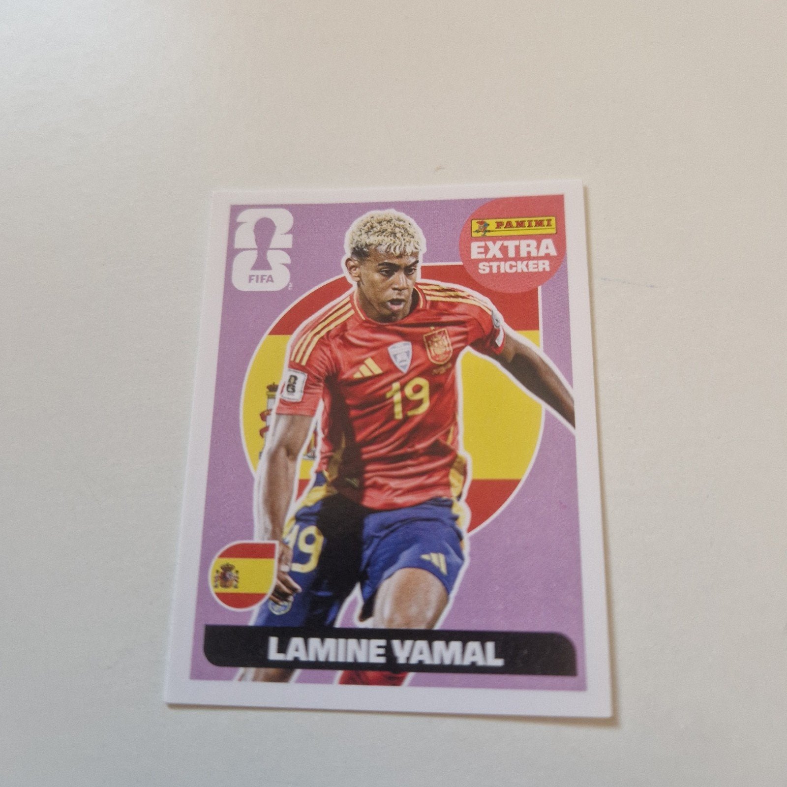 Extra sticker Lamine Yamal, Ophalen of Verzenden, Nieuw, Sticker