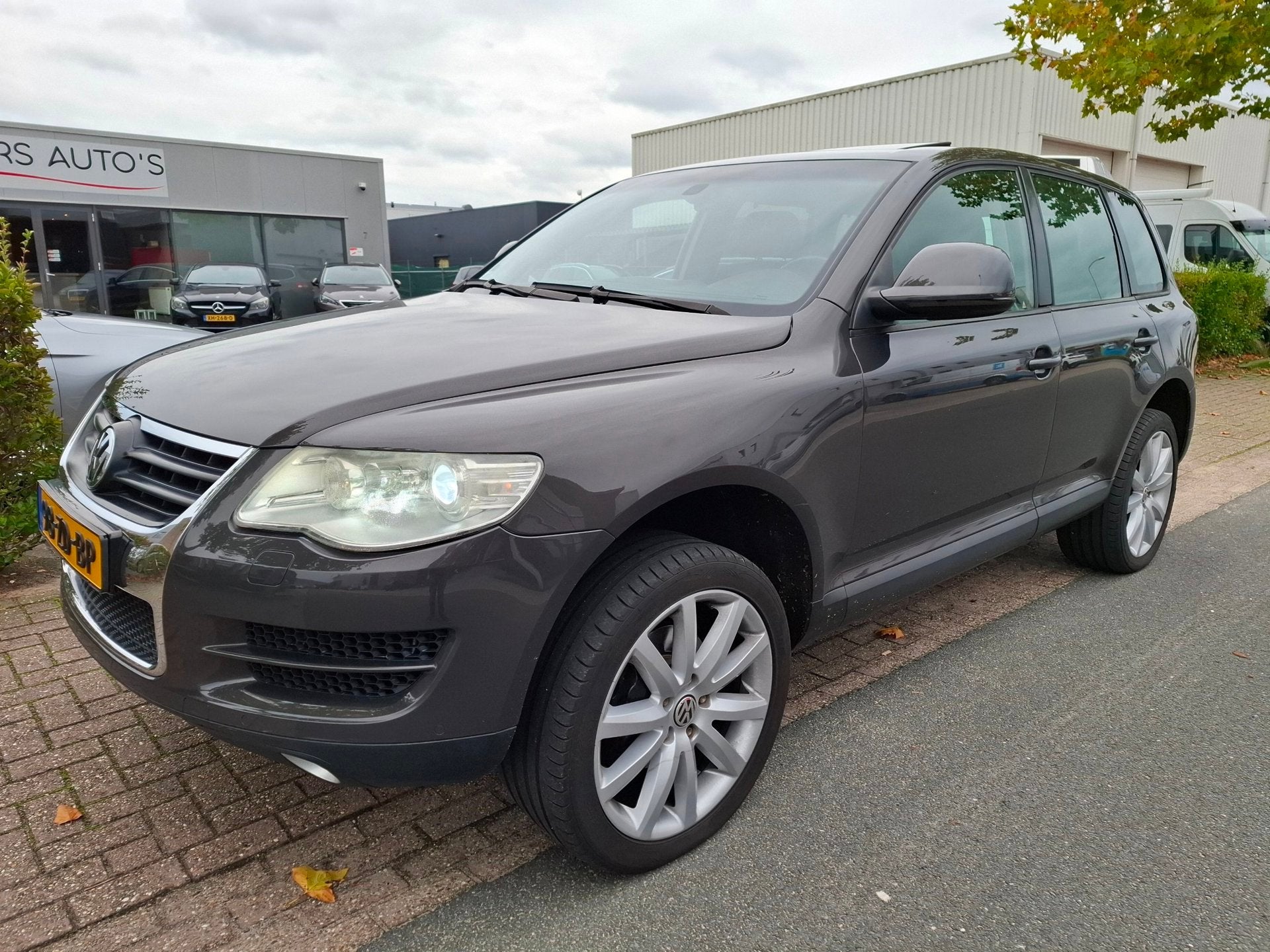 Volkswagen Touareg 3.6 V6 FSI Highline LEER/NAVI/CAMERA/DAKJ, Automaat, Gebruikt, Zwart, Vierwielaandrijving