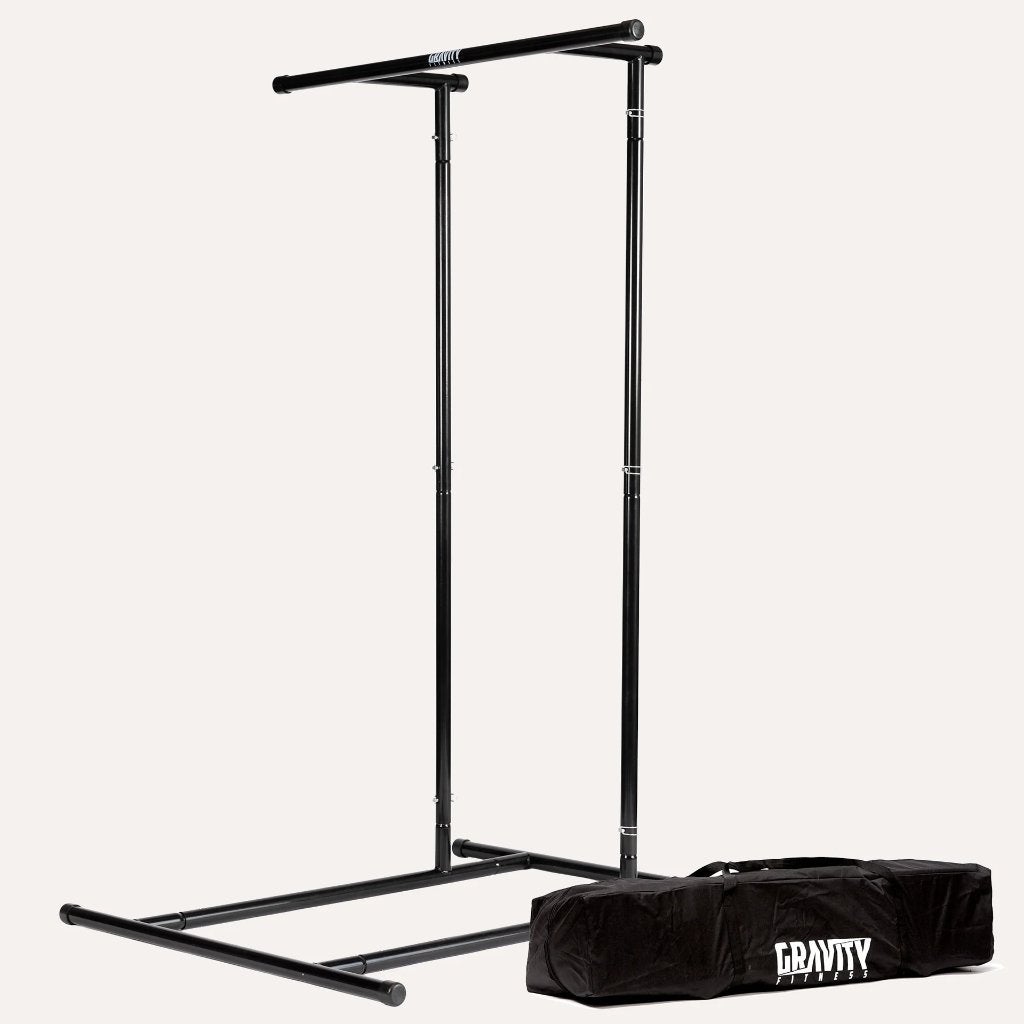 Gravity Fitness Portable Pull up Bar / Rack & Tas, Sport en Fitness, Fitnessmaterialen, Ophalen, Zo goed als nieuw, Oprekstang