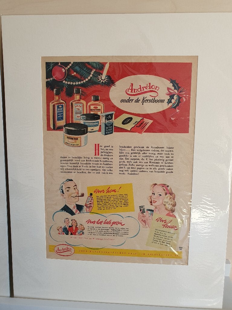 10 prenten van reclames, Ophalen of Verzenden, Voor 1940, Gebruikt, Overige onderwerpen