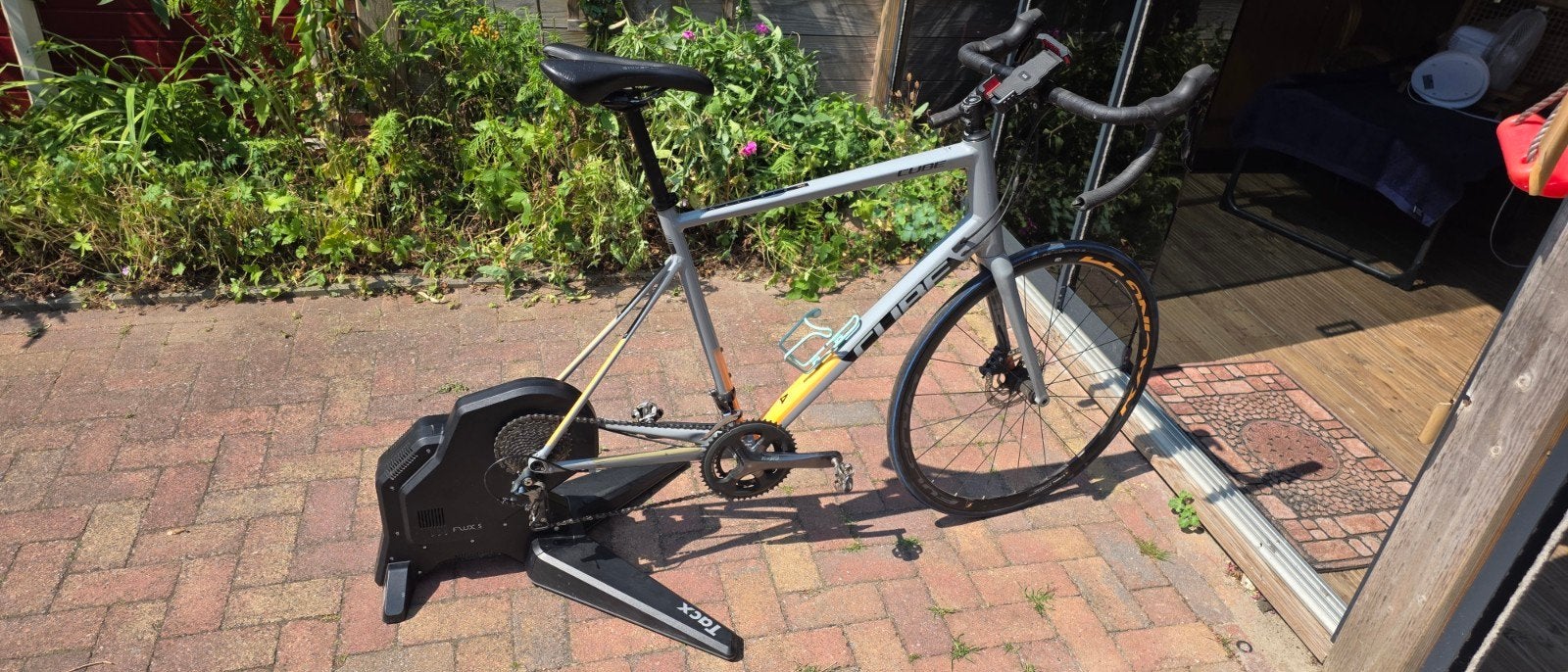 Cube attain race fiets groot model met Tacx, bijna ongebruik, Ophalen, 28 inch, Heren, Zo goed als nieuw