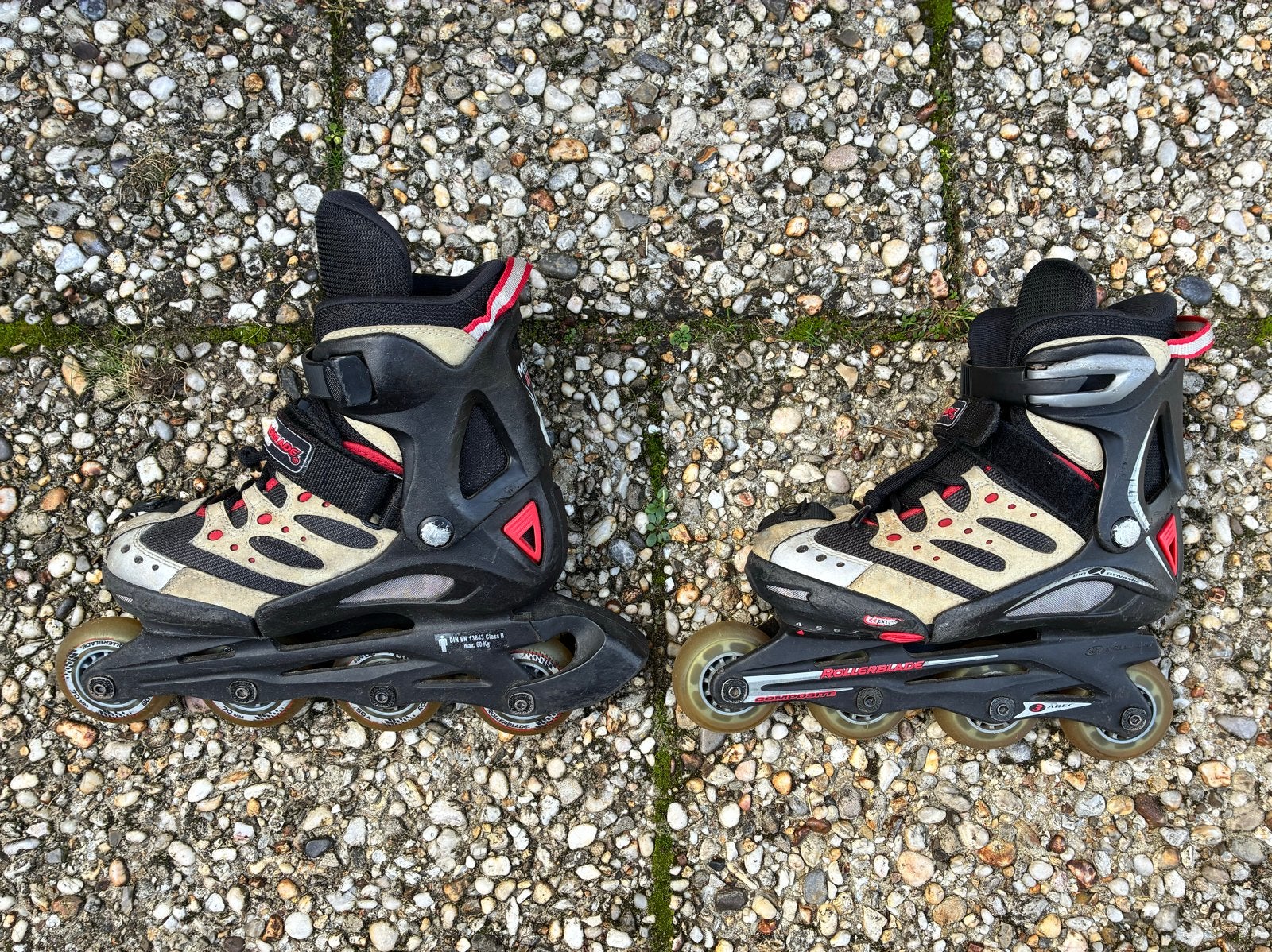 Verstelbare Rollerblade inline skates, maat 36-40, Overige merken, Kinderen, Ophalen of Verzenden, Inline skates 4 wielen
