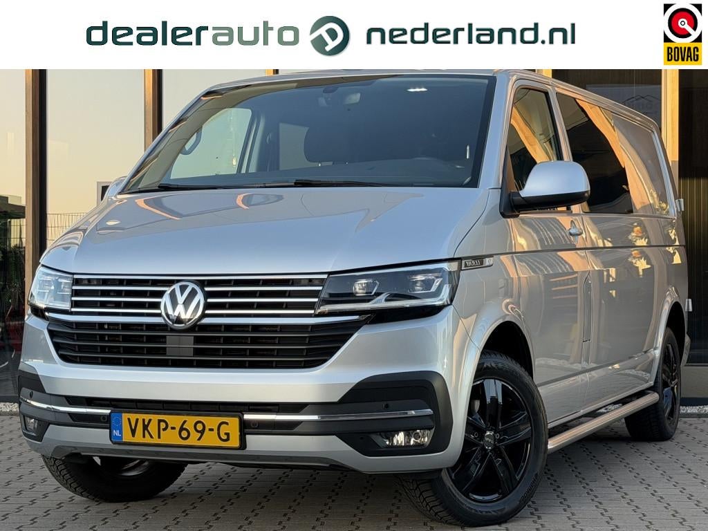 Volkswagen Transporter 2.0 TDI L2H1 150pk Bulli Dubbel cabin, Auto's, Automaat, Stof, Gebruikt, Euro 6