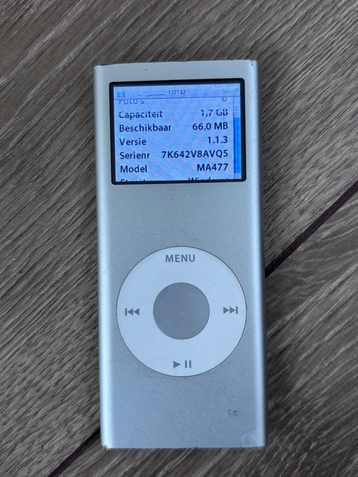 Apple iPod nano 2GB silver., Ophalen of Verzenden, Zo goed als nieuw, Nano, 2 tot 10 GB