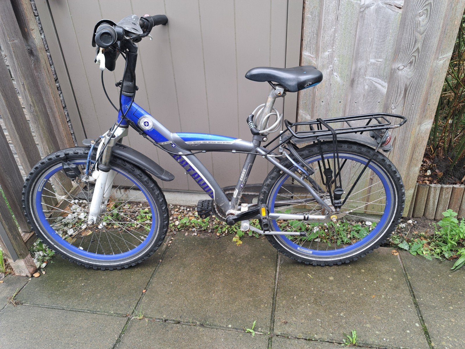 jongensfiets 7-10 jaar 22-24 inch, Ophalen, Gebruikt, 24 inch, Handrem