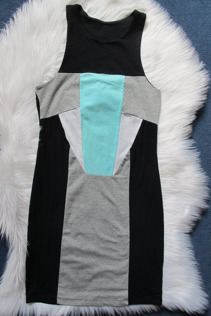 Colour block dress (H&M), H&M, Meerkleurig, Ophalen of Verzenden, Zo goed als nieuw