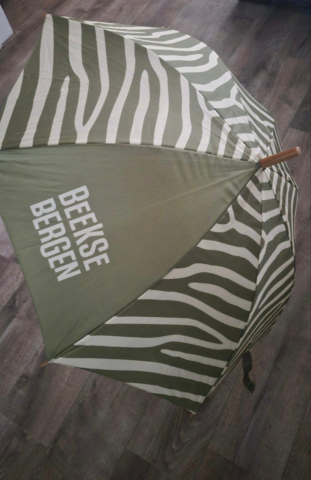 Beekse Bergen Paraplu - Nieuwstaat, Ophalen, Nieuw, Groen