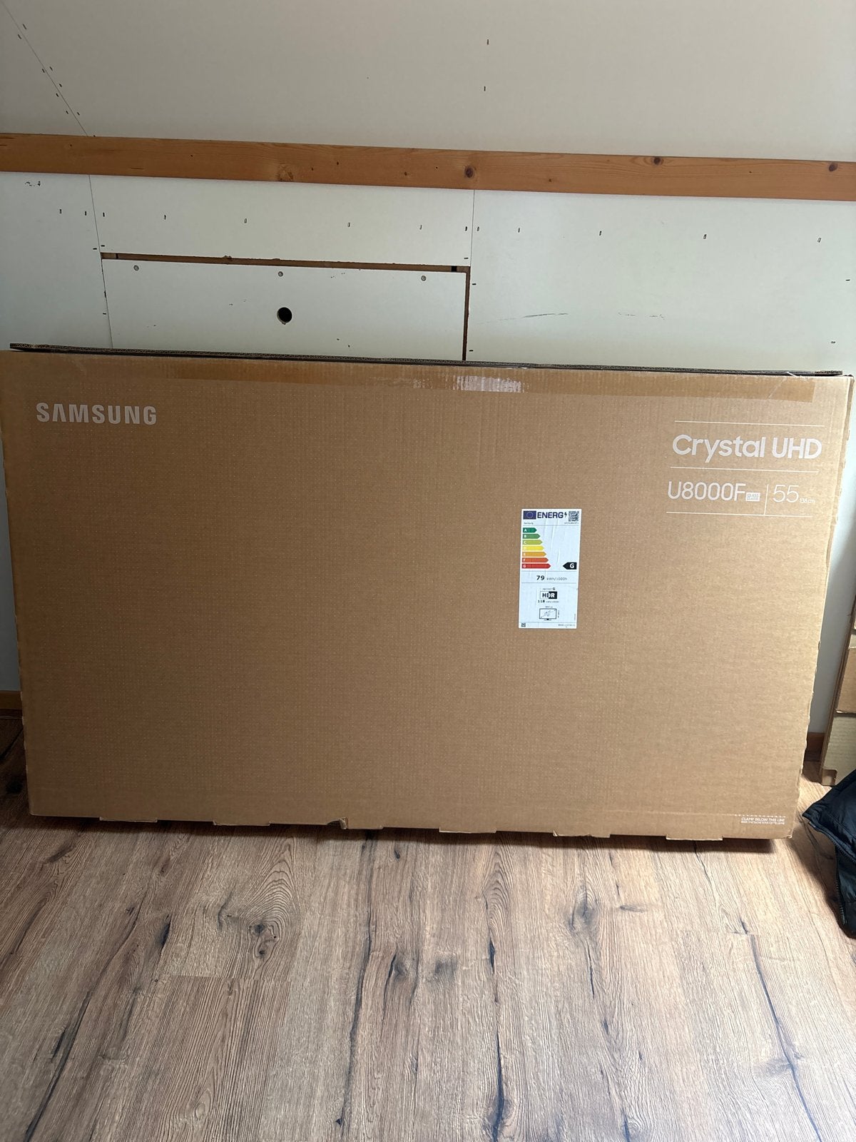 Nieuw in doos  Samsung Crystal UHD  55 inch Smart TV, Ophalen, LED, 50 Hz, Nieuw