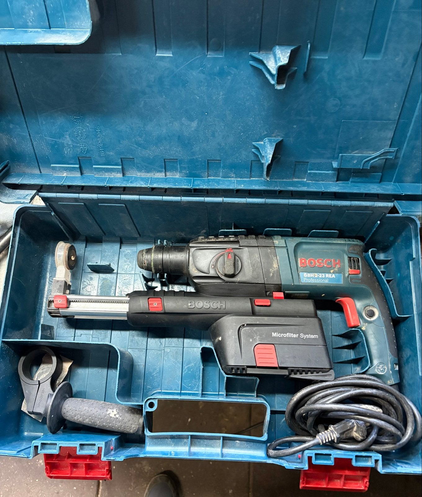 Bosch GBH 2-23 REA Professional Boorhamer, Ophalen, Boor- en/of Breekhamer, Klopboormechanisme, Gebruikt
