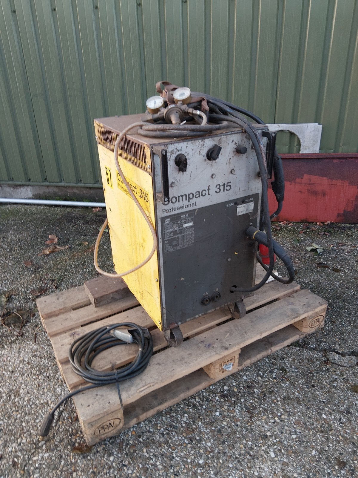 Esab 315 compact co2 lasapparaat, Ophalen, Gebruikt, Co2