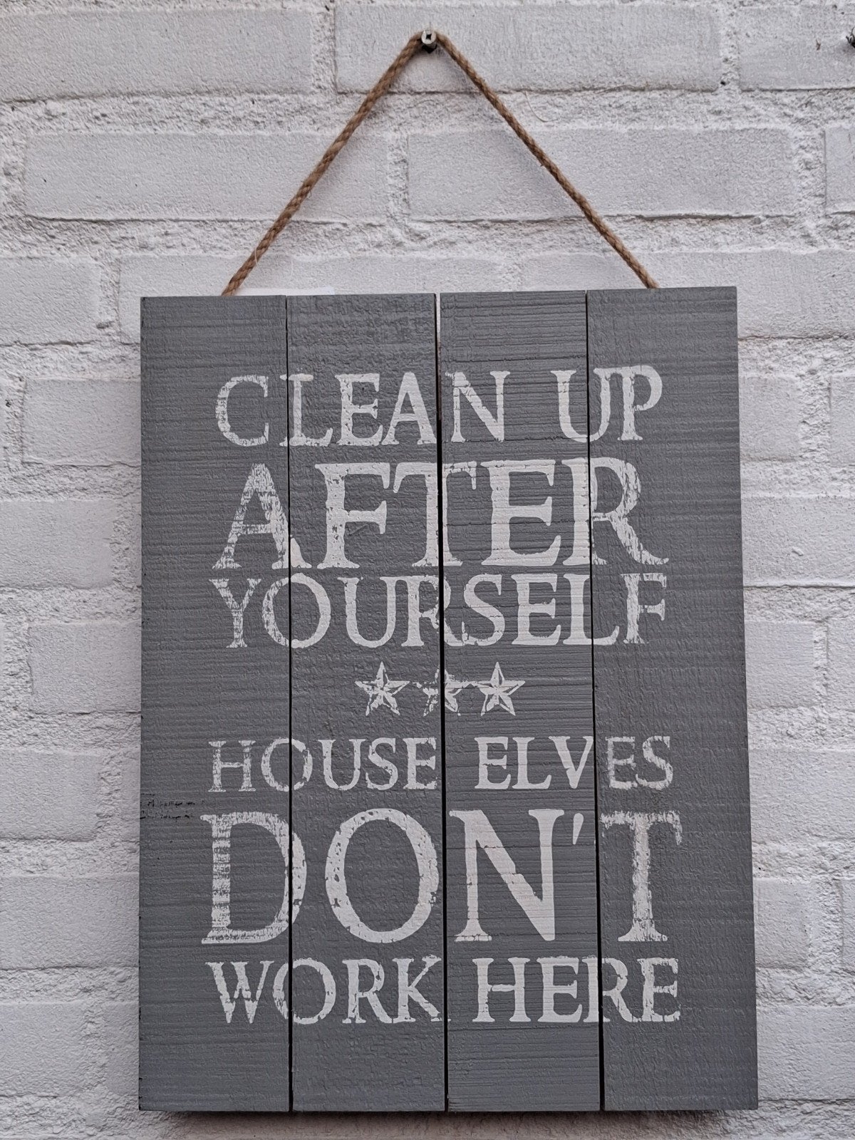 clean up after yourself house elves don't live here, Verzenden, Rosyviella, Pijls, Rosyviella