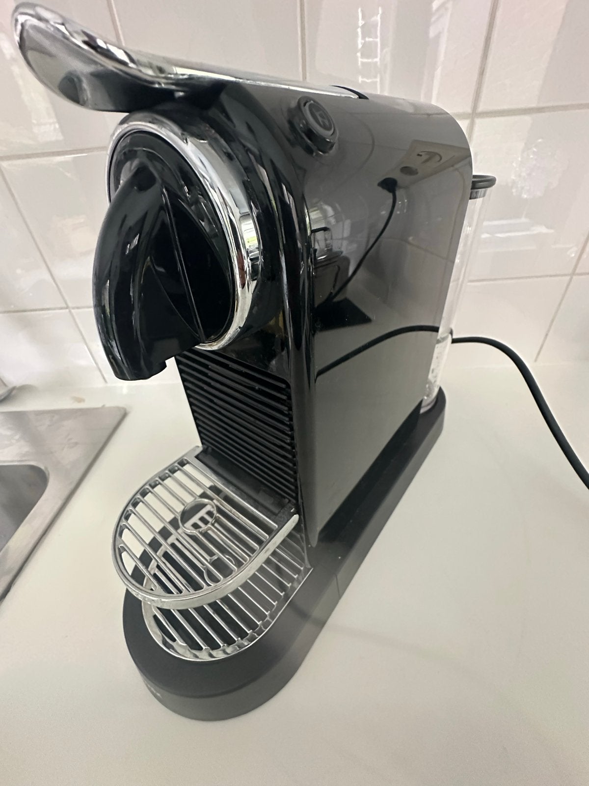 Nespresso Magimix Citiz Koffiecupmachine Zwart, Witgoed en Apparatuur, Koffiezetapparaten, Gebruikt, Espresso apparaat, Ophalen of Verzenden