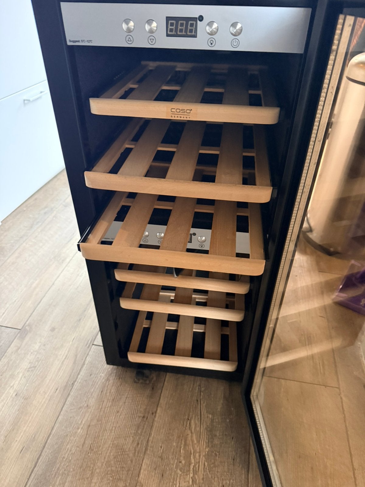 wijnklimaatkast 2 zones merk Caso, Zonder vriesvak, Minder dan 45 cm, Ophalen, 85 tot 120 cm