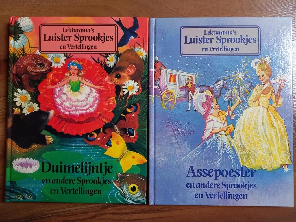 2 x lekturama's luistersprookjes, Boeken, Sprookjes en Fabels, Ophalen of Verzenden, Gelezen