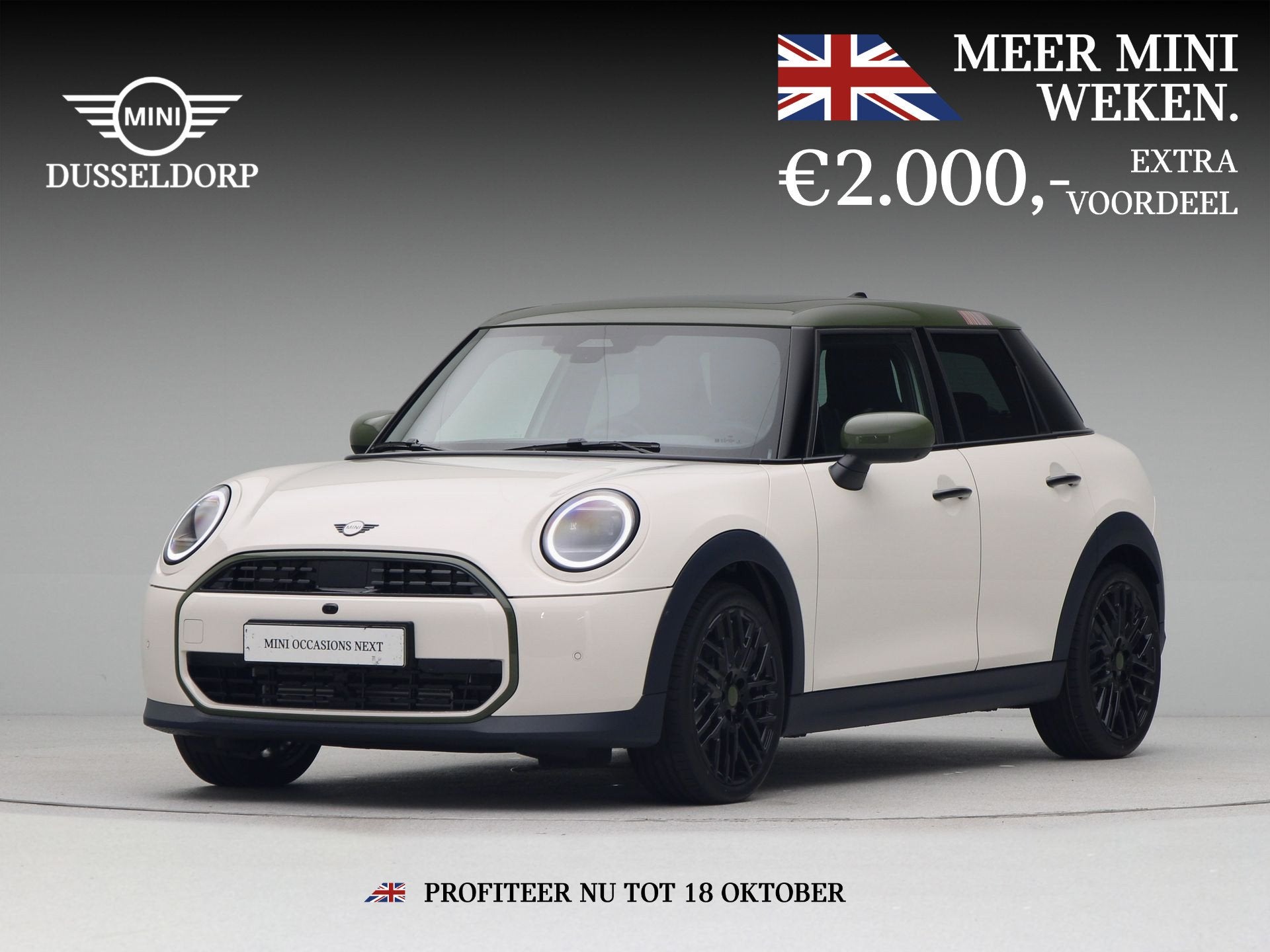 MINI 5-deurs Cooper C Paul Smith Edition Pakket L (bj 2026), 156 pk, Wit, Bedrijf, 3 cilinders