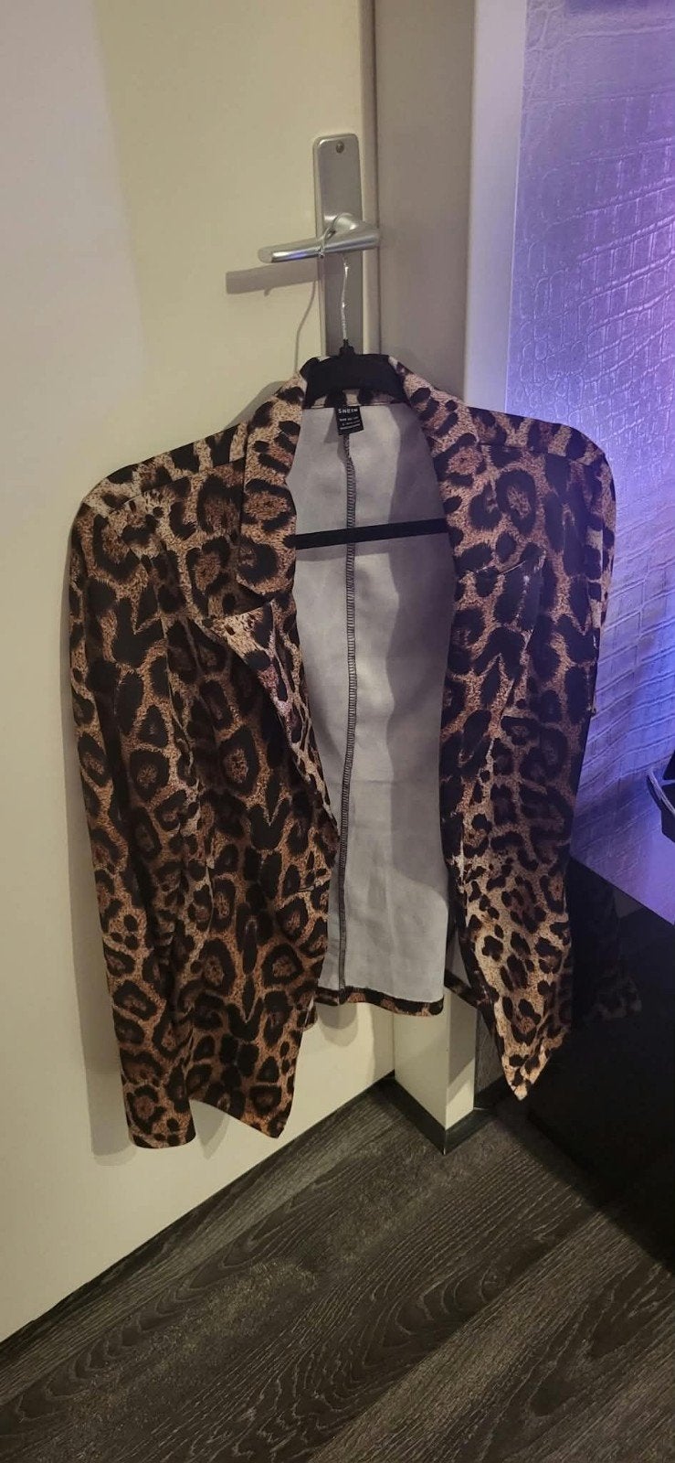 tijgerprint blazer/colbert, Kleding | Dames, Bruin, Maat 42/44 (L), Ophalen of Verzenden, Zo goed als nieuw