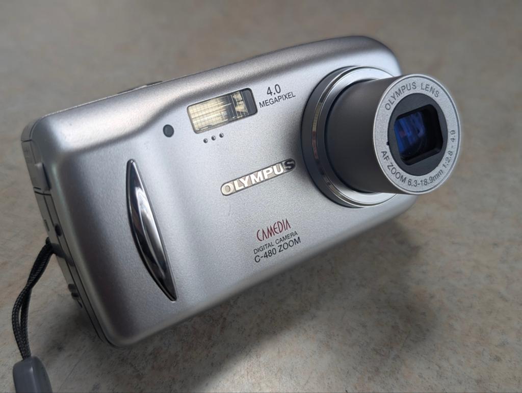 Olympus Camedia C-480 Zoom Digitale Camera Retro Fotografie., Ophalen of Verzenden, Overige merken, 20x of meer