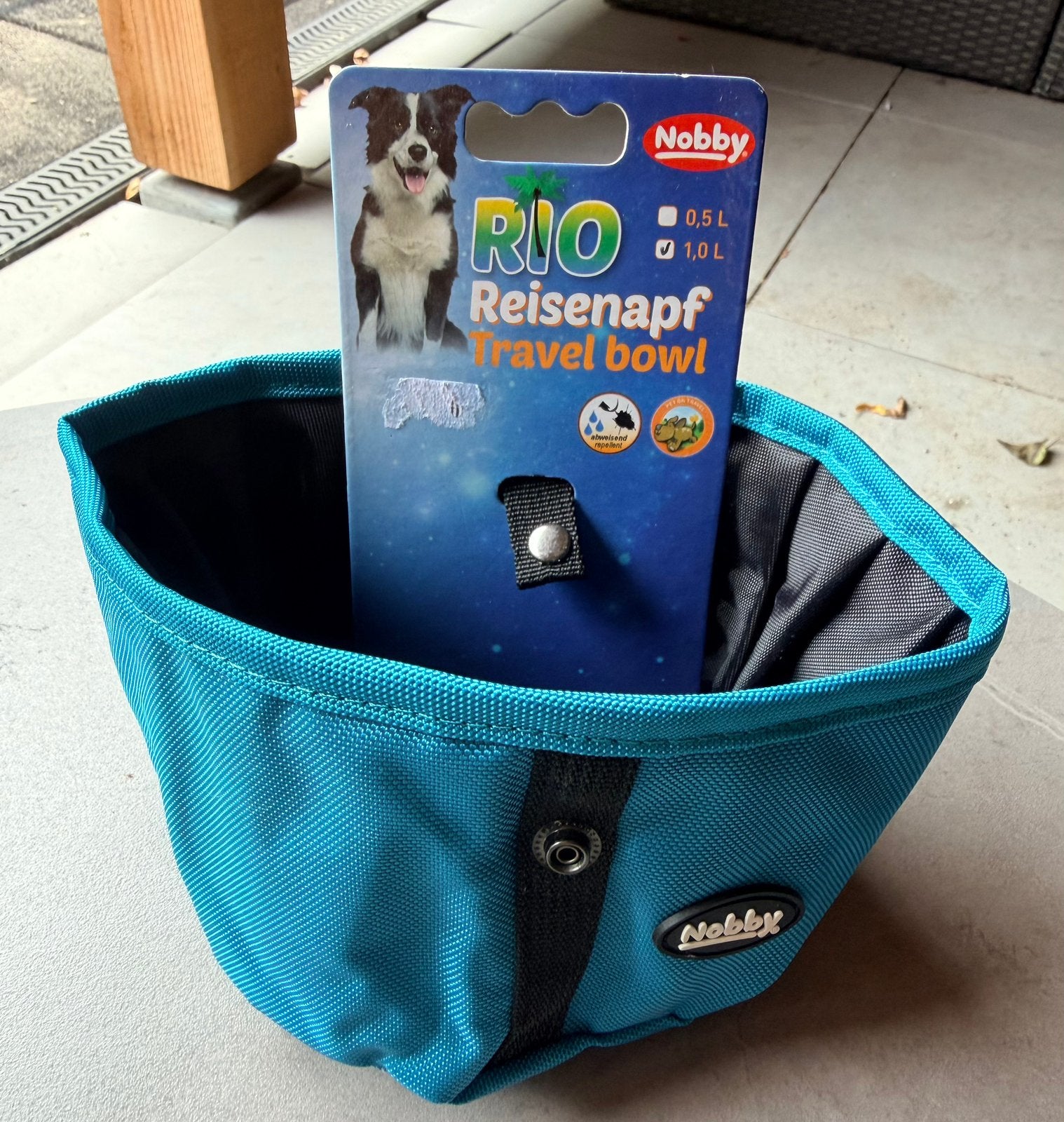 Nobby Travel bowl 1L, Ophalen of Verzenden, Nieuw, Voer-/drinkbak