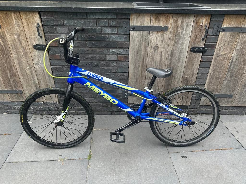 Bmx fiets Meybo clipper, Gebruikt, Velgrem, 20 tot 24 inch, Aluminium